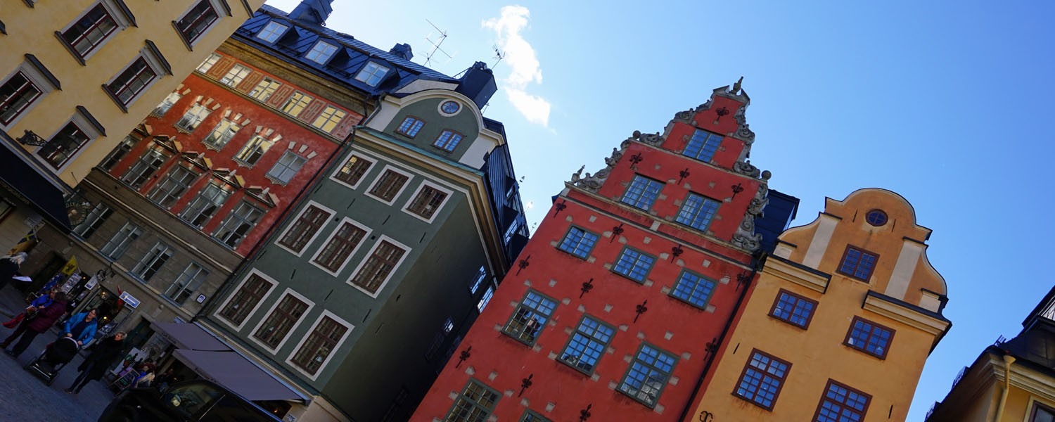 Gamla Stan in Stockholm, die Altstadt