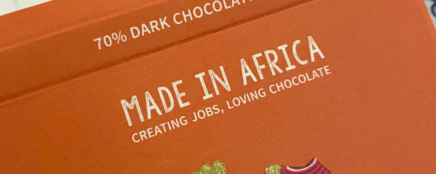 Verkostete Schokolade von Fairafric