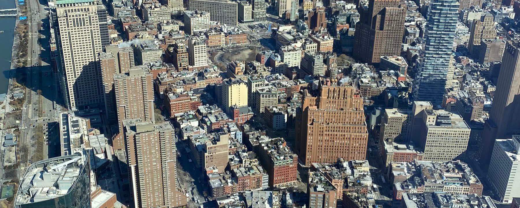 Super Blick auf Manhattan